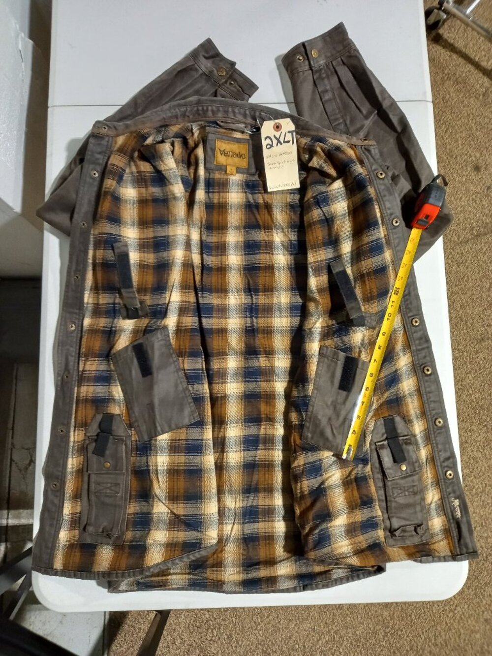 Bountyman Concealed Carry Shirt Jacket - Brown | 2XLT - Picture 4 of 8